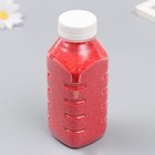 Песок цветной в бутылках "Красный" 500 гр - фото 318097350