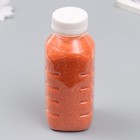 Песок цветной в бутылках "Оранжевый" 500 гр - Фото 2
