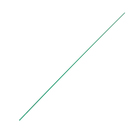 Колышек для подвязки растений, h = 200 см, d = 1 см, металл, зелёный, Greengo - Фото 1