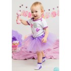 Боди Крошка Я Birthday girl, рост 86–92 см (1,5–2 г.), хлопок 100 %, интерлок - Фото 2