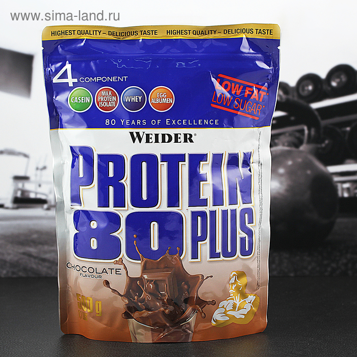 Weider Протеин 80 Плюс / 500 г / шоколад - Фото 1