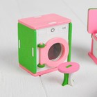 Мебель для кукол «Ванная со стиральной машинкой» - Фото 2