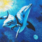 Пододеяльник «Экономь и Я» Дельфины 147×210 ± 3 см.100% хлопок, бязь 120 г/м² - Фото 2