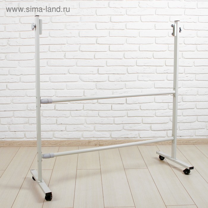 Подставка на колесах регулируемая для магнитно-маркерной, меловой, пробковой доски от 120 см до 200 см - Фото 1