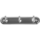 Вешалка ТУНДРА TVT002, металлическая, трёхрожковая, цвет хром - Фото 5