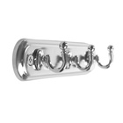 Вешалка ТУНДРА TVT002, металлическая, трёхрожковая, цвет хром - Фото 6