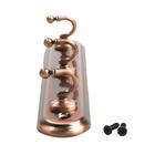 Вешалка ТУНДРА TVT002, металлическая, трёхрожковая, цвет медь - Фото 7