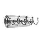 Вешалка ТУНДРА TVF003, металлическая, четырехрожковая, цвет хром - Фото 5