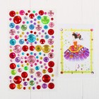 Аппликация круглыми стразами «Девушка в платье» - Фото 2