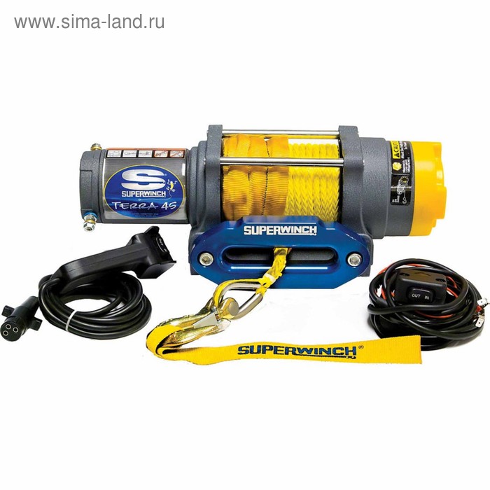 Лебедка электрическая Superwinch TERRA 45 с синтетическим тросом - Фото 1