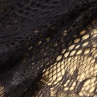 Кружево реснички, 110 мм × 9 ± 0.5 м, в бобине 3 шт. по 3 м, цвет чёрный - Фото 3