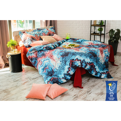 УЦЕНКА Постельное бельё Этель евро «Агат» 225х205 см, 260х240 см, 50х70+5 см, - 2шт