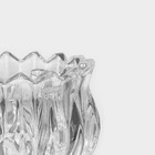 Сахарница стеклянная Доляна «Галерея», 150 мл, 8,5×11 см, с крышкой - Фото 4