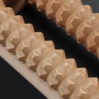 Массажёр «Барабаны», 4 ролика с шипами, деревянный, 26 × 10 × 5 см - Фото 6