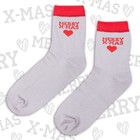 Носки женские "X-Mas" р-р 36-40 (23-25 см) 80% хл, 15% п/э, 5% эл - Фото 1