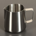 Молочник-питчер, 350 мл, нержавеющая сталь, хромированный - Фото 1