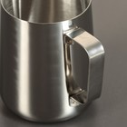 Молочник питчер, 600 мл, нержавеющая сталь, хромированный - Фото 3