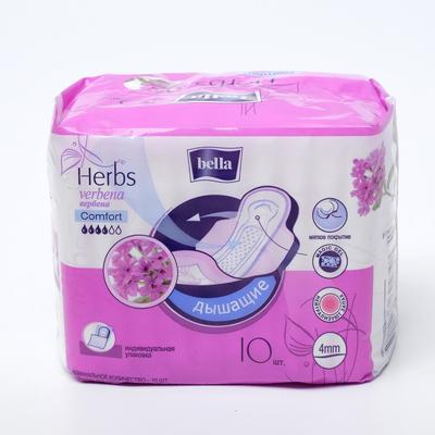 Гигиенические прокладки Bella Herbs komfort с экстрактом вербены, 10 шт. - Фото 1
