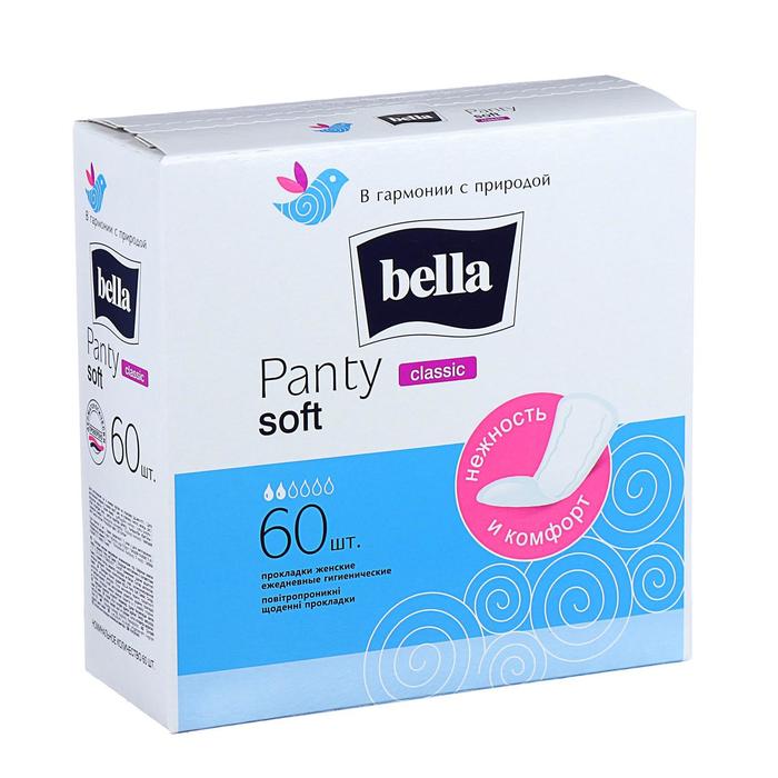 Ежедневные прокладки какие лучше. Прокладки ежедневные Bella panty Soft 60шт/уп. Прокладки Bella panty Soft 60 шт. Bella прокладки ежедневные panty Soft Classic.