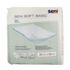 Гигиеническая пеленка Seni Soft Basic, р-р 90х60, 30 шт - Фото 2