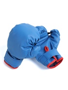 Перчатки боксёрские детские, размер 6 oz, синие - Фото 8