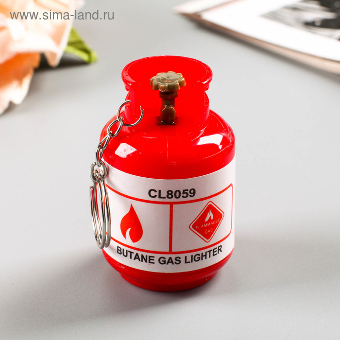 Брелок пластик с точилкой "Огнетушитель" МИКС 6,2х3,8х3,8 см - Фото 1