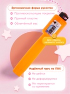 Скакалка детская, 2.5 м, регулируемая, со счётчиком, цвет МИКС - Фото 2