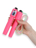 Скакалка со счётчиком, 2,55 м, цвета МИКС 492539 - фото 16210927