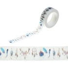 Клейкая лента декоративная бумажная "Свобода природы" ширина 1,5 см намотка 10 метров МИКС - Фото 4