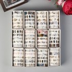 Клейкая лента декоративная бумажная "Винтаж" ширина 1,5 см намотка 10 метров МИКС - Фото 3