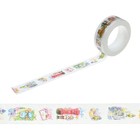 Клейкая лента декоративная бумажная "Винтаж" ширина 1,5 см намотка 10 метров МИКС - Фото 4