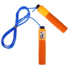 Скакалка спортивная ONLYTOP, 2.55 м, регулируемая, со счётчиком, цвет МИКС - Фото 13