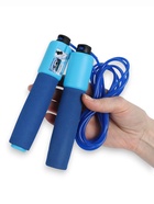 Скакалка спортивная ONLYTOP, 2.55 м, регулируемая, со счётчиком, цвет МИКС - Фото 10