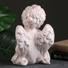 Подсвечник "Ангел сидя в руке", 26х21х30см, состаренный - Фото 3