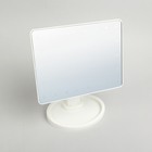 УЦЕНКА Зеркало LuazON 003, подсветка, 26,5×16×12 см, 22 диода, 4xАА, (не в комплекте), белое - Фото 6