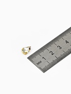 Стразы в цапах (набор 5 шт.), 6×10 мм, цвет белый в золоте - Фото 3