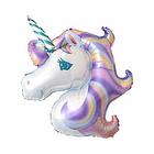 Шар фольгированный 16" «Единорог», цвет фиолетовый - фото 9388911