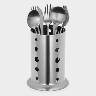 Подставка для столовых приборов, 10×17 см, нержавеющая сталь