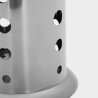 Подставка для столовых приборов, 10×17 см, нержавеющая сталь - Фото 4