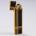 Зажигалка электронная, спираль, USB, 7.5 х 12 см, черно-золотистая 3283687