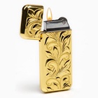 Зажигалка газовая, металлическая, 0.7×2.5×6.5 см - Фото 3