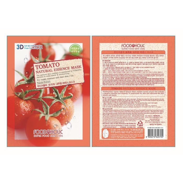 Тканевая 3D маска FoodaHolic с томатом, 23 г