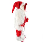 Дед Мороз в вязаном костюме с лыжами и фонарём 60 см - Фото 2