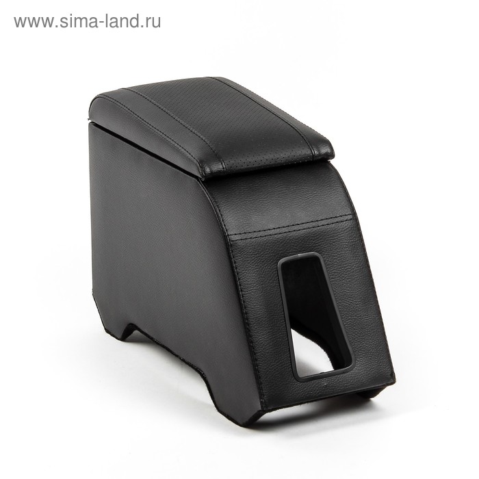 Подлокотник Volkswagen Polo, экокожа, черный - Фото 1