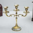 Подсвечник на 3 свечи, 21 см, перламутр - Фото 1