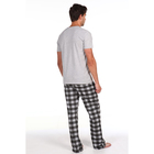 Комплект мужской (футболка, брюки) 539 цвет серый, р-р 46 - Фото 3