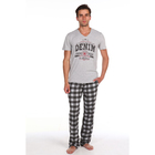 Комплект мужской (футболка, брюки) 539 цвет серый, р-р 60 - Фото 1