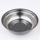 Миска Доляна «Мэйли», 1.5 л, 25×6 см, нержавеющая сталь, серебристая - Фото 2