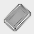 Противень, 32×22×4 см, хромированный - Фото 5