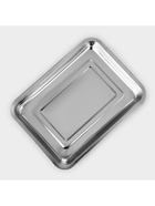 Противень, 36×27×4 см, нержавеющая сталь, хромированный - Фото 4